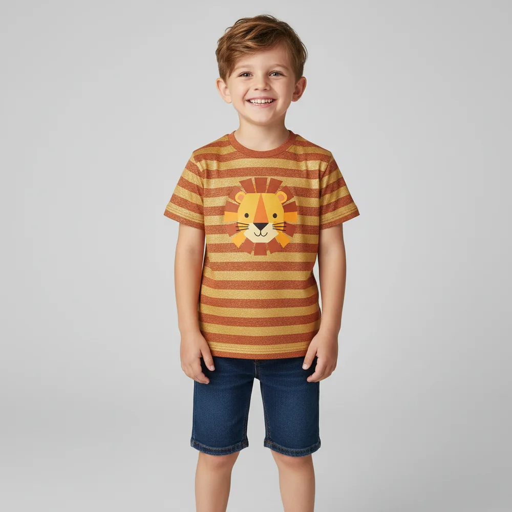 Friendly geo lion