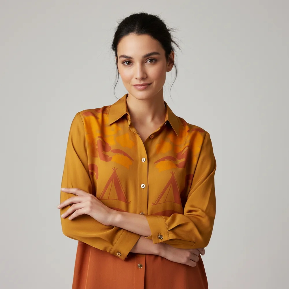 Marigold camp print