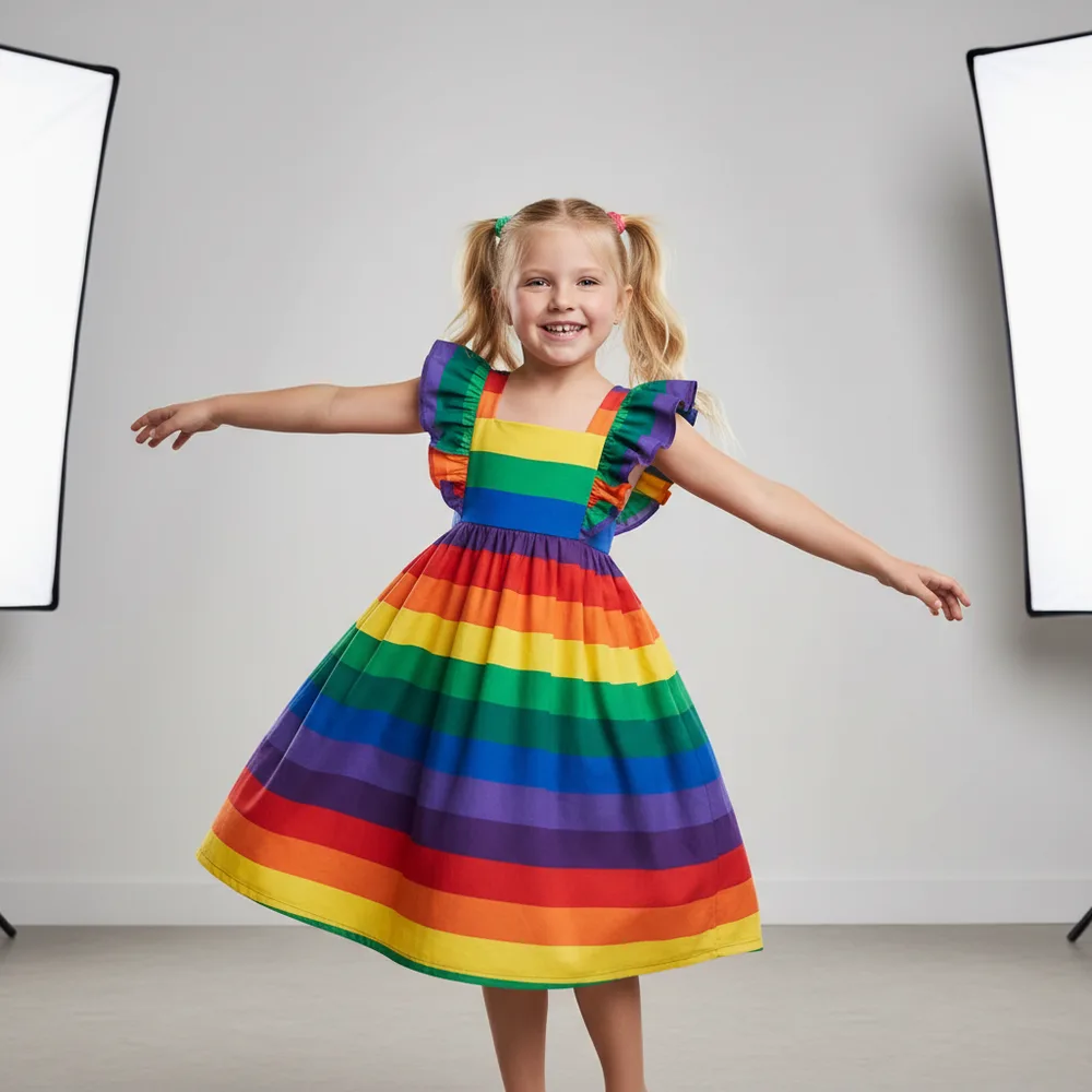 Rainbow sundress